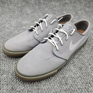 Nike Men's 11.5 Gray SB Stefan Janoski OG+ SB Skateboarding Shoes Suede Sneakers